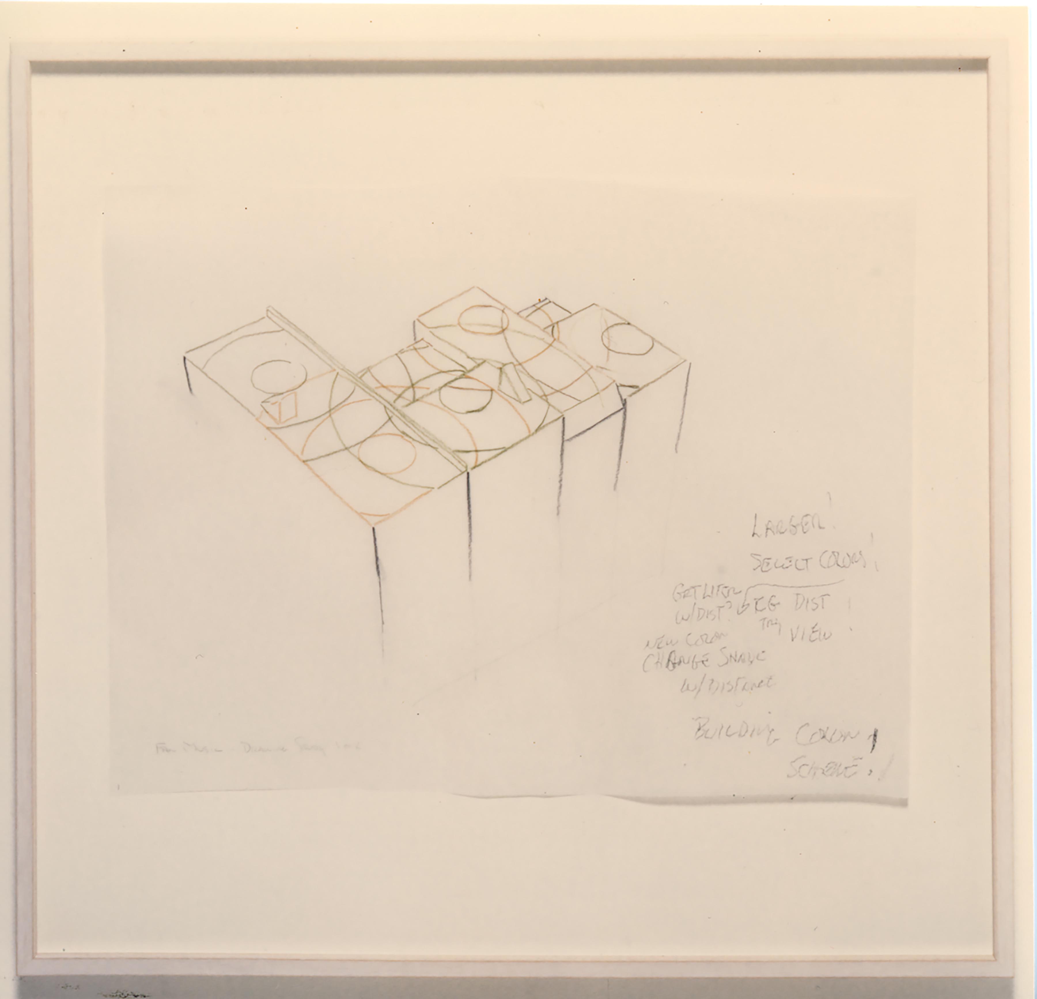 Max Neuhaus, Study for the drawing u0027Fan Musicu0027